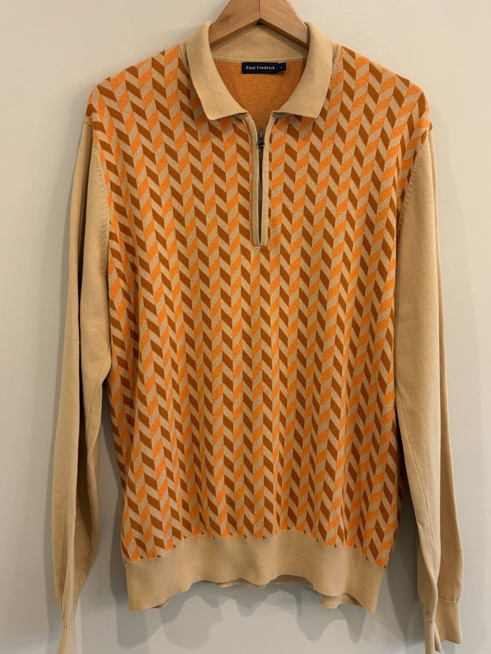 Beautiful Paul Frederick Cotton Sweater in Great Condition! Large